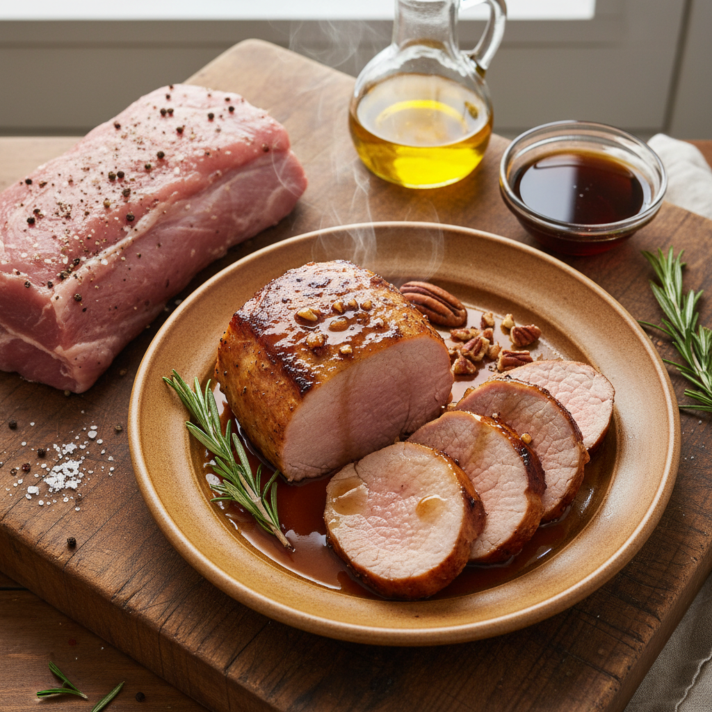Maple-Glazed Pork Tenderloin