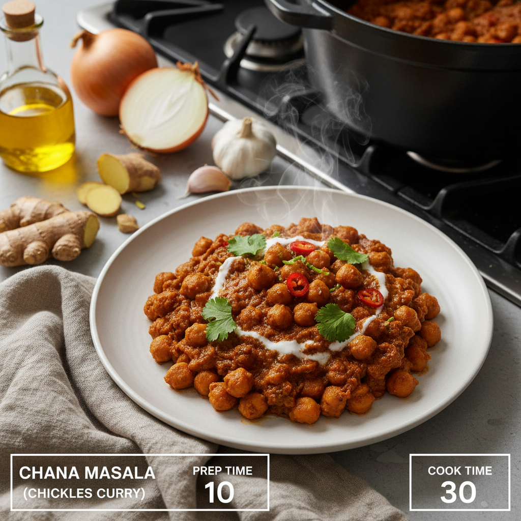 Chana Masala (Chickpea Curry)