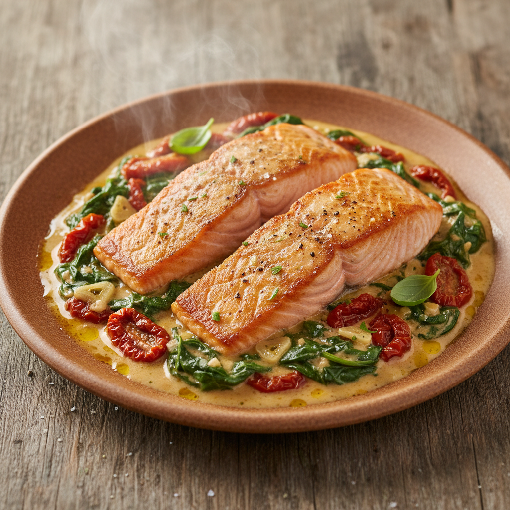 Creamy Tuscan Salmon