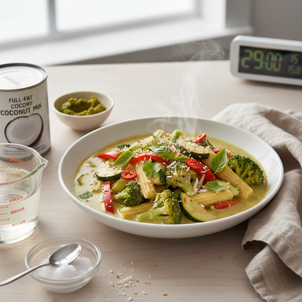 Thai Green Curry with Vegetables