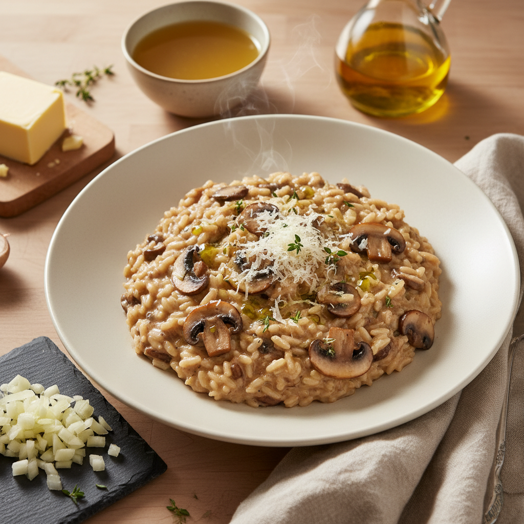 Creamy Mushroom Risotto