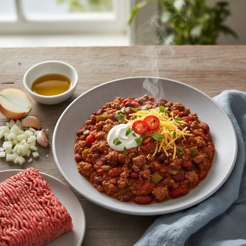 Instant-Pot Beef Chili