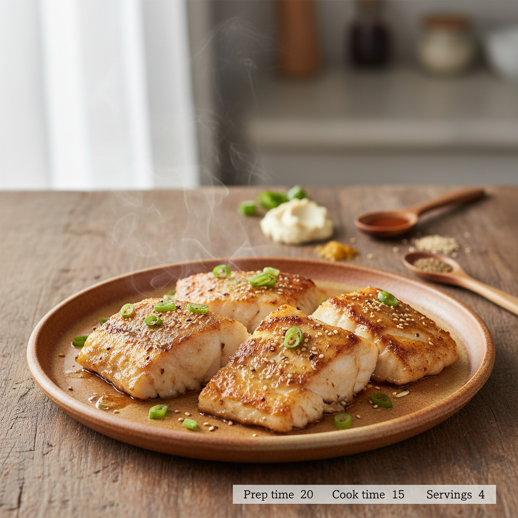 Miso-Glazed Cod