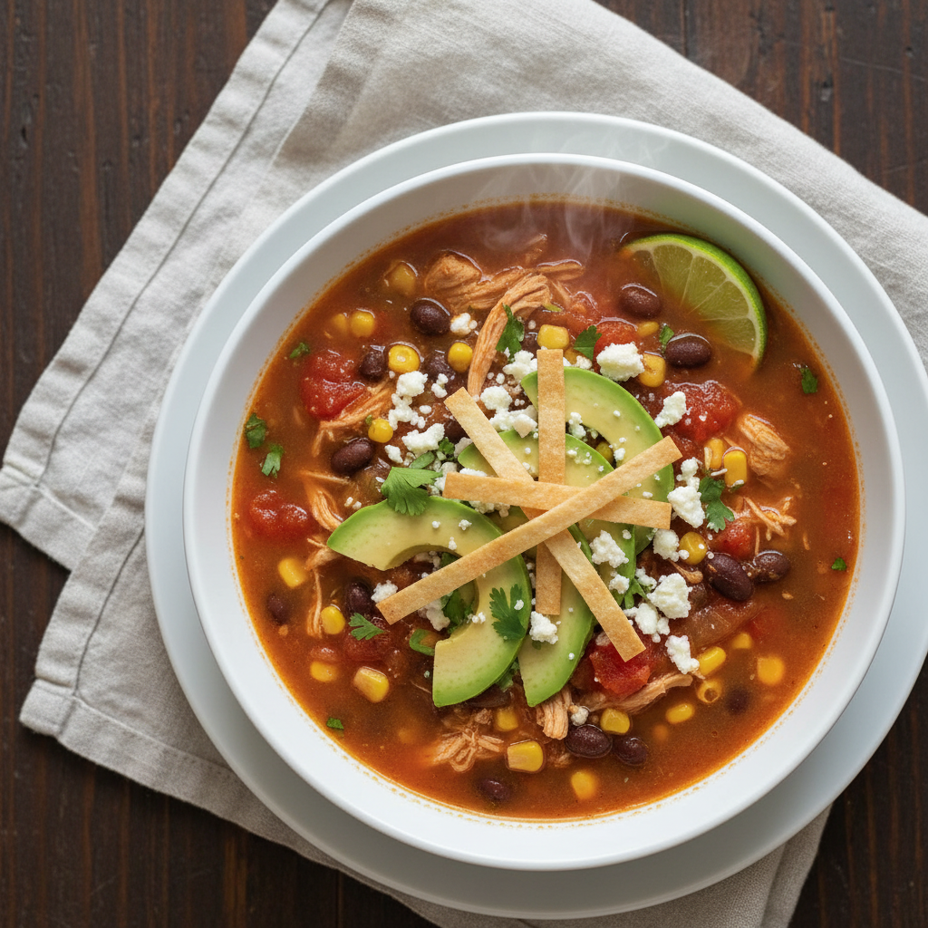 Slow-Cooker Chicken Tortilla Soup